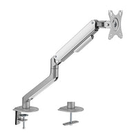 Thumbnail for BRATECK Single Monitor Economical Spring-Assisted Monitor Arm Fit Most 17'-32' Monitors, Up to 9kg per screen VESA 75x75/100x100 Matte Grey