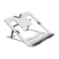 Thumbnail for BRATECK Foldable 6-Level Adjustable Laptop Risers For Most 11'-17' laptops, tablets, and eReaders Weight Capacity 5kg 240x240x14mm