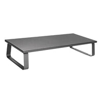 Thumbnail for Brateck Timber Desktop Monitor Stand - Black