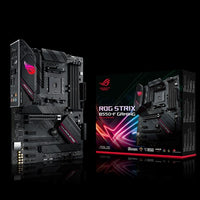 Thumbnail for ASUS AMD B550 ROG STRIX B550-F GAMING (Ryzen AM4) ATX MB, Dual M.2, PCIe 4.0, 2.5Gb Ethernet, DP/HDMI2.1, SATA 6Gbps, USB 3.2 Gen 2 Type