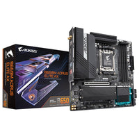Thumbnail for GIGABYTE B650M AORUS ELITE AX 1.0 AMD AM5 ATX Motherboard 4x DDR5~128GB,2x PCIe x16, 2x M.2, 4x SATA 6, 7x USB 3.2, 1x USB-C, 4x USB 2.0