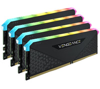 Thumbnail for CORSAIR Vengeance RGB RS 64GB (4x16GB) DDR4 3200MHz C16 16-20-20-38 Desktop Gaming Memory Black