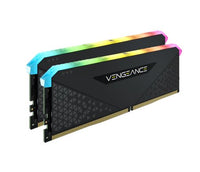 Thumbnail for CORSAIR Vengeance RGB RT 16GB (2x8GB) DDR4 3200MHz C16 16-20-20-38 Desktop Gaming Memory Black for AMD