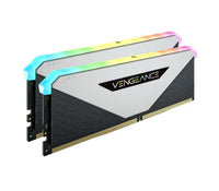 Thumbnail for CORSAIR Vengeance RGB RT 16GB (2x8GB) DDR4 3600MHz C18 18-22-22-42 Heatspreader Desktop Gaming Memory White for AMD