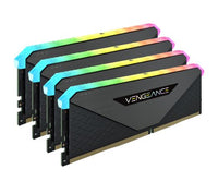 Thumbnail for CORSAIR Vengeance RGB RT 128GB 4x32GB DDR4 3600MHz C18 18-22-22-42 Black Heatspreader Desktop Gaming Memory for AMD Threadripper