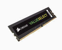 Thumbnail for CORSAIR Value Select 8GB 1x8GB DDR4 UDIMM 2666MHz 1.2V C18 288pin 18-18-18-43 Desktop PC Memory