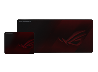 Thumbnail for ASUS ROG SCABBARD II Gaming Mouse Pad, Medium 360x260mm + Extended 900x400mm Size, Water/Oil/Dust Respellent, Anti-Fray, Soft Cloth With Rubber Base