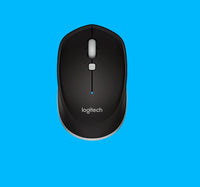 Thumbnail for Logitech M337 Black Bluetooth Mouse Blue Compact design Curved shape with rubber grip Smart control and easy navigation