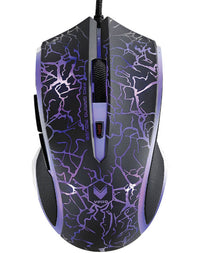 Thumbnail for RAPOO V20S LED Optical Gaming Mouse Lighting Black - Upto3000dpi 16m Colour 5 Programmable Buttons
