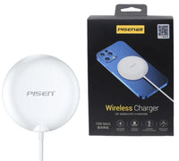 Thumbnail for PISEN 15W MagSafe Fast Wireless Charger - (6902957066976), Ultra-thin, Light and Portable, USB-C interface, Support PD Protocol, Safe and Durable