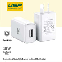 Thumbnail for USP 10W USB-A Wall Charger Adapter - (6972475750435), Intelligent Chip, Fast and Safe Charger