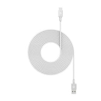 Thumbnail for MOPHIE USB-A To USB-C Cable - 3M - For USB-C Devices, USB-A Devices - White (409903207), Durable Connectors, Durable Braided Cable