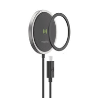 Thumbnail for MOPHIE Snap+ Wireless Charger - 15W MagSafe Compatible - Black (401307634), 3.0A (15w) Output, Wireless charger works with MagSafe compatible