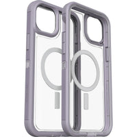 Thumbnail for OTTERBOX Apple iPhone 14 Plus Defender Series XT Clear Case with MagSafe - Lavender Sky (Purple) (77-90067), 5x Military Standard Drop Protection