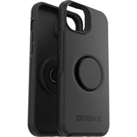 Thumbnail for OTTERBOX Apple iPhone 14 Plus Otter + Pop Symmetry Series Antimicrobial Case - Black (77-88743), Durable Protection, Swappable PopTop