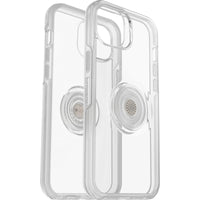 Thumbnail for OTTERBOX Apple iPhone 14 Plus Otter + Pop Symmetry Series Clear Case - Clear Pop (77-88776), 3X Military Standard Drop Protection
