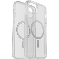 Thumbnail for OTTERBOX Apple iPhone 14 Plus Symmetry Series+ Clear Antimicrobial Case for MagSafe - Clear (77-89170), 3X Military Standard Drop Protection
