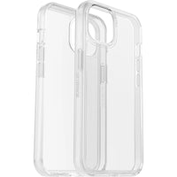 Thumbnail for OTTERBOX Apple iPhone 14 / iPhone 13 Symmetry Series Clear Antimicrobial Case - Clear (77-88603), 3X Military Standard Drop Protection, Slim design