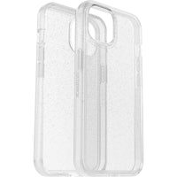 Thumbnail for OTTERBOX Apple iPhone 14 / iPhone 13 Symmetry Series Clear Antimicrobial Case - Stardust (Clear Glitter) (77-88612), Ultra-Sleek Design