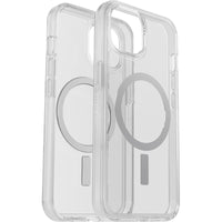 Thumbnail for OTTERBOX Apple iPhone 14 / iPhone 13 Symmetry Series+ Clear Antimicrobial Case for MagSafe - Clear (77-89208), 3X Military Standard Drop Protection