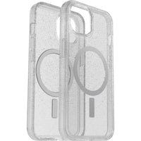 Thumbnail for OTTERBOX Apple iPhone 14 / iPhone 13 Symmetry Series+ Clear Antimicrobial Case for MagSafe - Stardust (Clear Glitter) (77-89217)