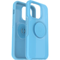 Thumbnail for OTTERBOX Apple iPhone 14 Pro Otter + Pop Symmetry Series Case - You Cyan This? (Blue) (77-88802), 3X Military Standard Drop Protection