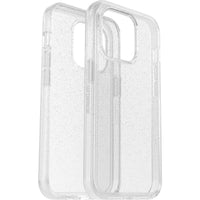 Thumbnail for OTTERBOX Apple iPhone 14 Pro Symmetry Series Clear Antimicrobial Case - Stardust (Clear Glitter) (77-88635), 3X Military Standard Drop Protection