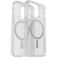 Thumbnail for OTTERBOX Apple iPhone 14 Pro Symmetry Series+ Clear Antimicrobial Case for MagSafe - Clear (77-89225), 3X Military Standard Drop Protection