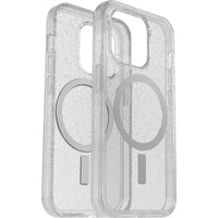 Thumbnail for OTTERBOX Apple iPhone 14 Pro Symmetry Series+ Clear Antimicrobial Case for MagSafe - Stardust (Clear Glitter) (77-89247)
