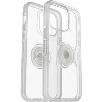 Thumbnail for OTTERBOX Apple iPhone 14 Pro Max Otter + Pop Symmetry Series Clear Case - Clear Pop (77-88813), 3X Military Standard Drop Protection