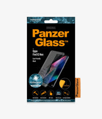 Thumbnail for PANZER GLASS OPPO Find X3 Neo - (7076), Antibacterial glass, Protects the entire screen, Crystal clear, Resistant to scratches and bacteria, 100% touch