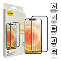 Thumbnail for USP Apple iPhone 14 Pro Armor Glass Full Cover Screen Protector - (SPUAG146), 5X Anti Scratch Technology, Perfectly Fit Curves