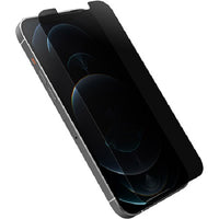 Thumbnail for OTTERBOX Alpha Glass Privacy Screen Protector For Apple iPhone 12 Pro Max - Two-way vertical privacy coverage, 100% case compatibility