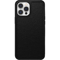 Thumbnail for OTTERBOX Strada Series Case For Apple iPhone 12 / iPhone 12 Pro - Shadow Black