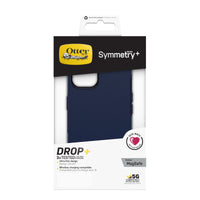 Thumbnail for OTTERBOX Apple iPhone 13 Symmetry Series+ Antimicrobial Case with MagSafe - Navy Captain (Blue) (77-85617), Wireless charging compatible