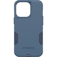 Thumbnail for OTTERBOX Apple iPhone 13 Pro Commuter Series Antimicrobial Case - Rock Skip Way (Blue) (77-83440), Wireless Charging Compatible