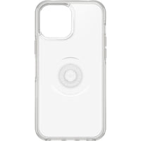Thumbnail for OTTERBOX Apple iPhone 13 Pro Max Otter + Pop Symmetry Series Clear Case - Clear Pop (77-84637), Swappable PopTop