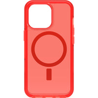 Thumbnail for OTTERBOX Apple iPhone 13 Pro Symmetry Series+ Clear Antimicrobial Case for MagSafe - In The Red (77-83642)