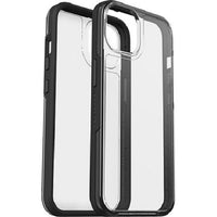 Thumbnail for OTTERBOX SEE CASE FOR APPLE iPHONE 13 - Clear/Black(77-85650) - Sustainably made from 50% recycled plastic, Ultra-thin, one-piece design