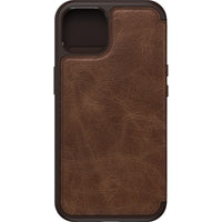 Thumbnail for OTTERBOX Apple iPhone 13 Strada Series Case - Espresso Brown(77-85799) - Classic, distinctive and elegant folio case