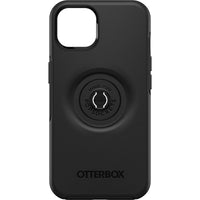 Thumbnail for OTTERBOX Apple iPhone 13 Otter+Pop Symmetry Series Case - Black(77-85380) - Made with 50% recycled plastic Raised edges protect camera and screen