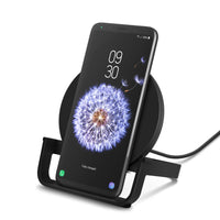 Thumbnail for BELKIN Boost Charge Wireless 10W Charging Stand Black - Qi-enabled, LED Light Indicates, Case Compatible With Most Lightweight Cases