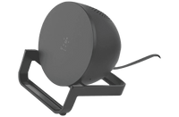 Thumbnail for BELKIN 10W Fast Wireless Charging Stand with Speaker Black- Compact Design, Case-compatible, Crystal-clear speaker and microphone