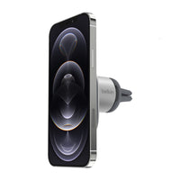 Thumbnail for BELKIN Magnetic Car Vent Mount - Black (WIC003BTGR), A magnetic air vent mount with a seamless set-and-drive experience for iPhone 12 models