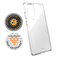 Thumbnail for FORCE TECHNOLOGY Aspen Case for Samsung Galaxy Note20 - Clear EFCDUSG266CLE, Antimicrobial, 6-meter drop tested to MIL-STD-810G-516, D3O Impact Protection