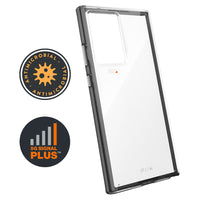Thumbnail for FORCE TECHNOLOGY Aspen Case 5G Case for Samsung Galaxy Note20 Ultra - Clear/ Slate Grey EFCDUSG267BLC, Antimicrobial, 6-meter drop tested to MIL-STD-810G-516