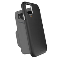 Thumbnail for FORCE TECHNOLOGY Monaco Wallet 5G Case for Apple iPhone 12 Pro Max - Black EFCFLAE182BSG, 6m Military Standard Drop Tested, Convenient card/cash pockets