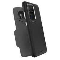 Thumbnail for FORCE TECHNOLOGY Monaco Wallet 5G Case for Samsung Galaxy S20 Ultra - Black EFCFLSG263BSG, 6m Military Standard Drop Tested, Convenient card/cash pockets