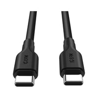 Thumbnail for FORCE TECHNOLOGY Type-C to Type-C Charge Cable 2M - Black EFPC2CU932BLA, Optimal Charge and Data Speeds, Optimal Charge and Sync, 360° Rotatable Cable