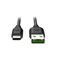 Thumbnail for EFM USB to Type-C Charge Cable 2M - Black (EFPCCUL932BLA), 360° Rotatable Cable, Optimal Charge and Sync, Lengthy 2m Cable,